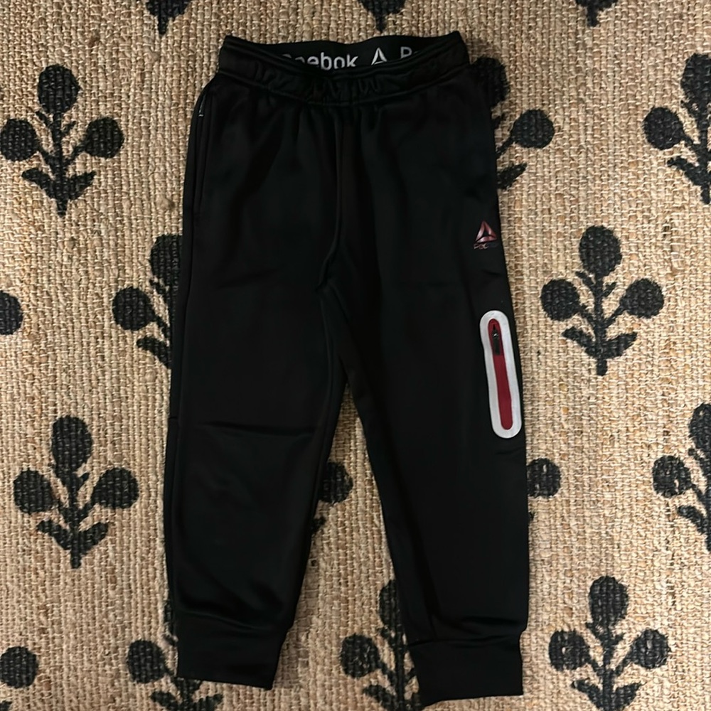 Reebok Black Jogger Sweat Pants Size XS 4/5